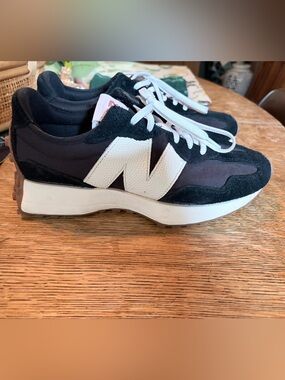 New Balance Black and White Retro Runner